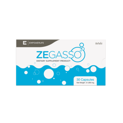 ตัวอย่างบรรจุภัณฑ์ ZEGASSO ขนาด 30 แคปซูล